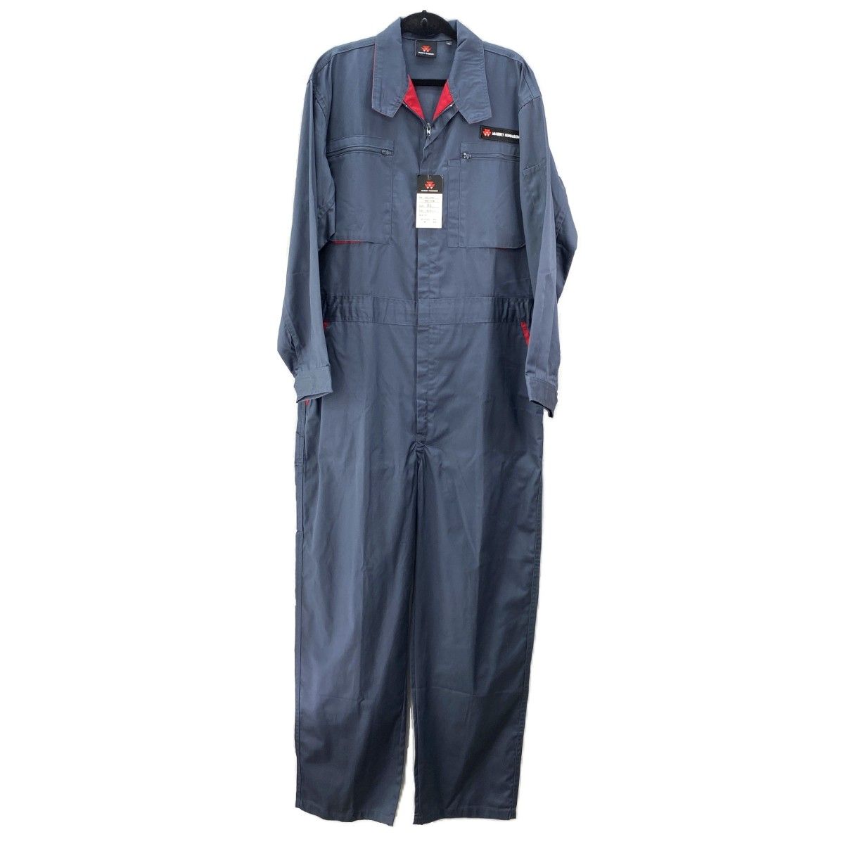 ##massey ferguson マッセイファーガソン 長袖ツナギ服 スミグリーン 3Lサイズ つなぎ