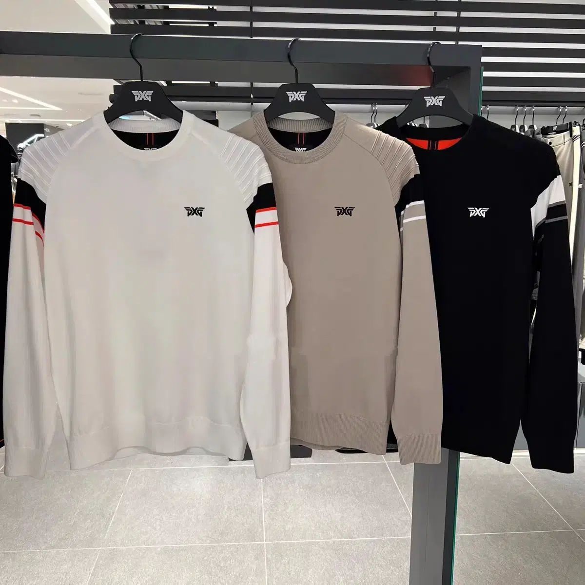 Hot人気 メンズゴルフウェア PXG 長袖ラウンドTシャツ 2 メンズトップス009