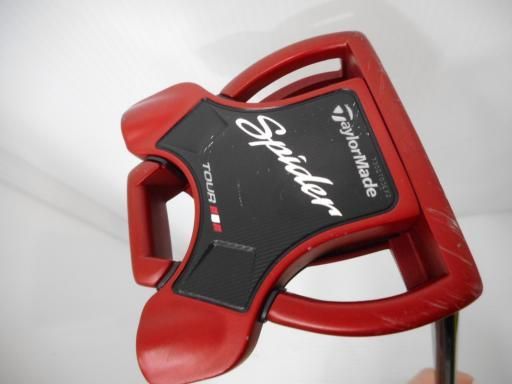 テーラーメイド Spider Tour RED 34インチ パター PT スチール フレックスその他 メンズ 男性用 右利き 右用 Cランク ゴルフクラブ