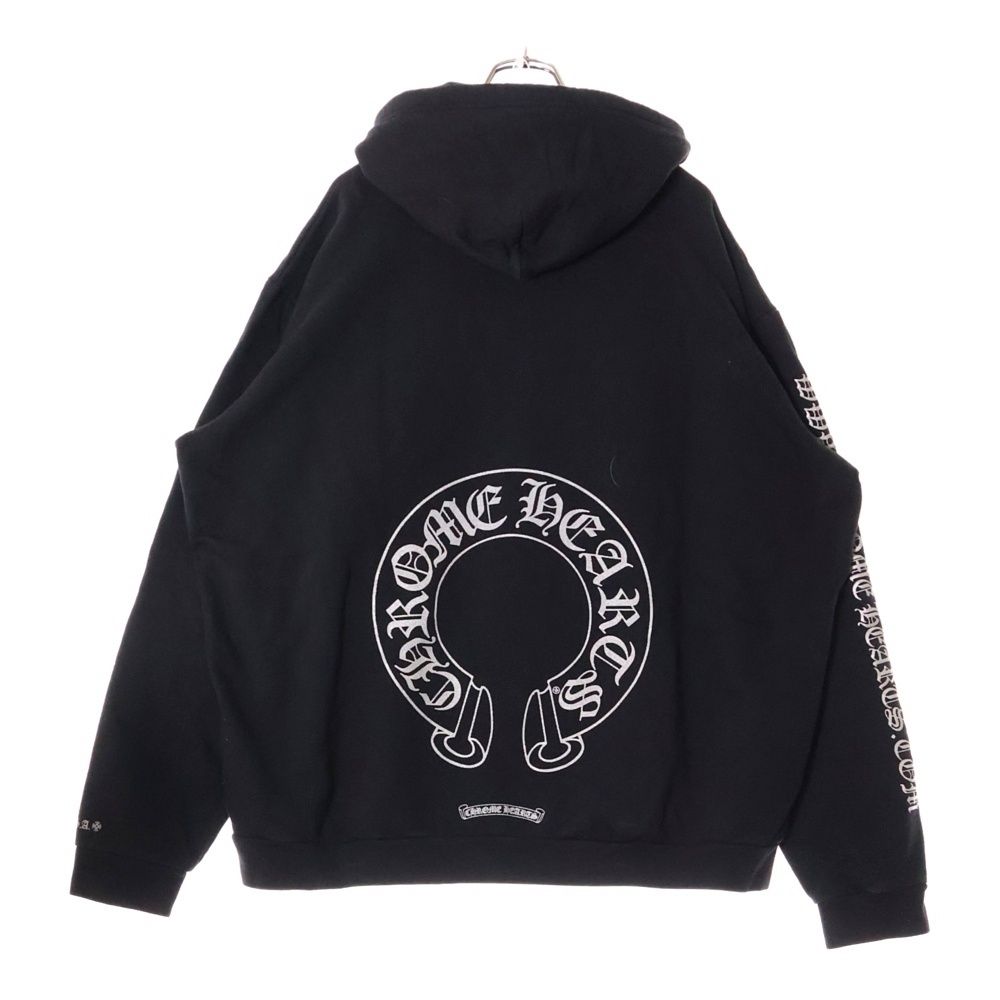 CHROME HEARTS◆グローインザダーク ホースシュー パーカー CHROME HEARTS クロムハーツ オンライン限定 グローインザダーク