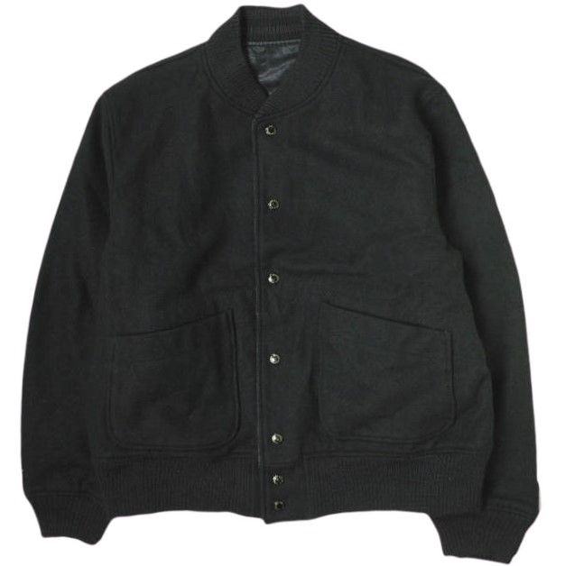 Engineered Garments x BEAMS PLUS エンジニアードガーメンツ ビームスプラス 別注 Ball Park Jacket  リバーシブル アワードジャケット M NAVY/BLACK スタジアムジャンパー スタジャン 定価90,200円 - メルカリ