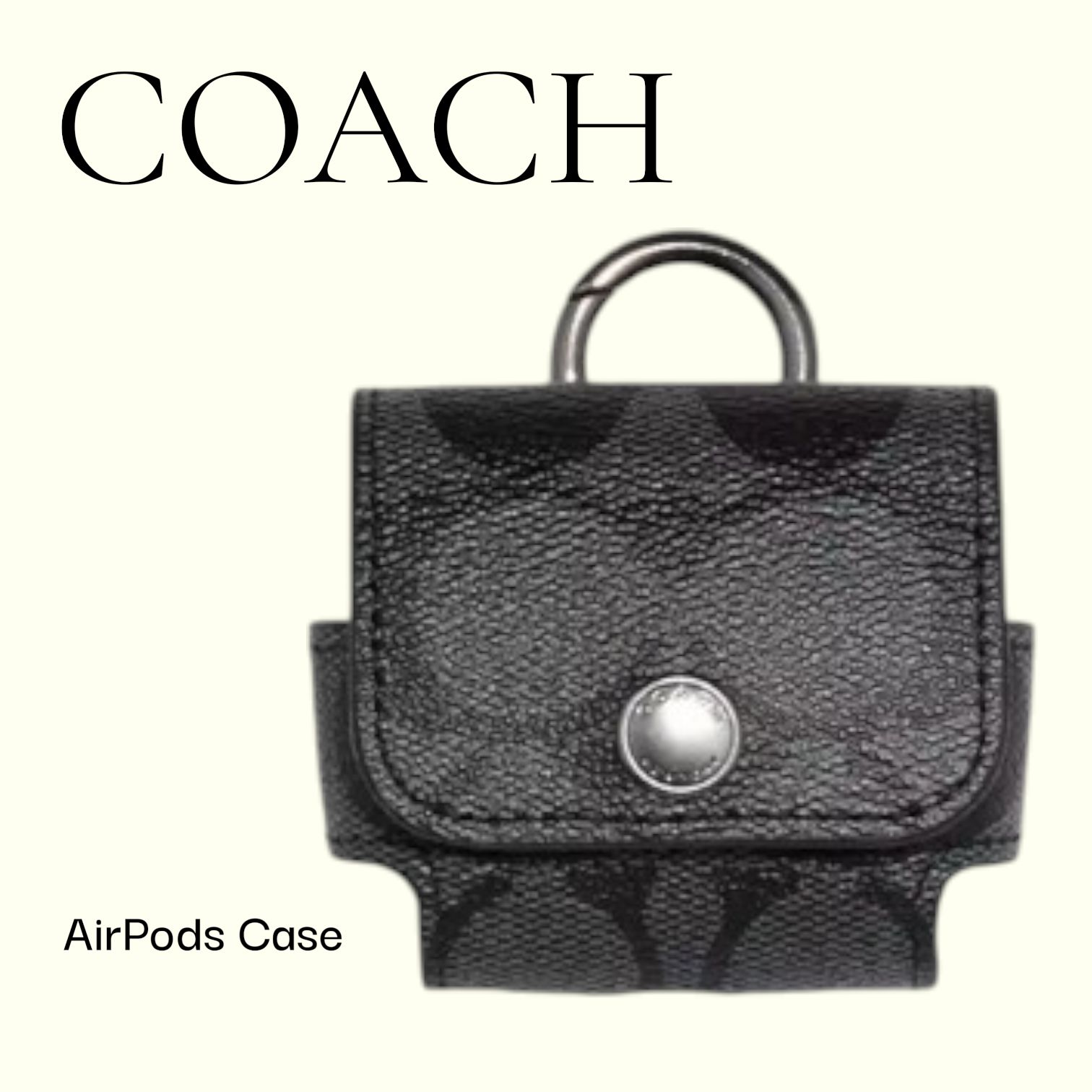 CO-507 コーチ COACH AirPodsケース ケース シグネチャー キャンバス