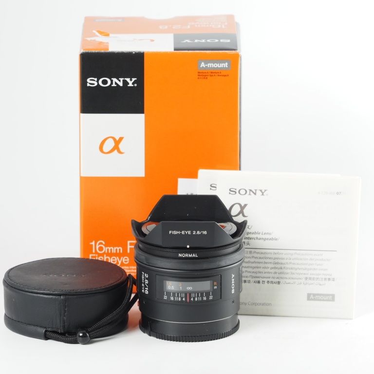 SONY ソニー 16 mm F 2 8 Fisheye 広角単焦点 魚眼レンズ ソニーAマウント