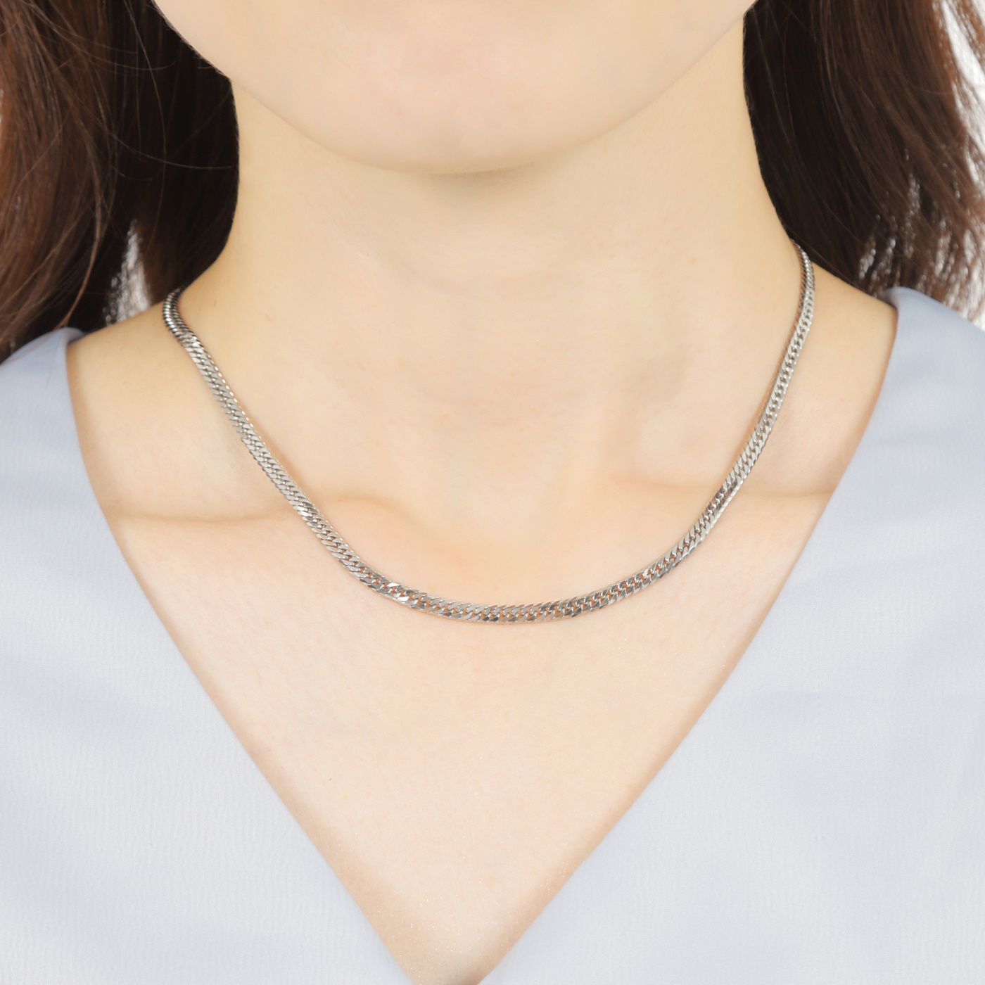 プラチナネックレス喜平20g　６面w Pt999 純プラチナ 喜平ネックレス 6面ダブル 20g 50cm 3.2mm幅