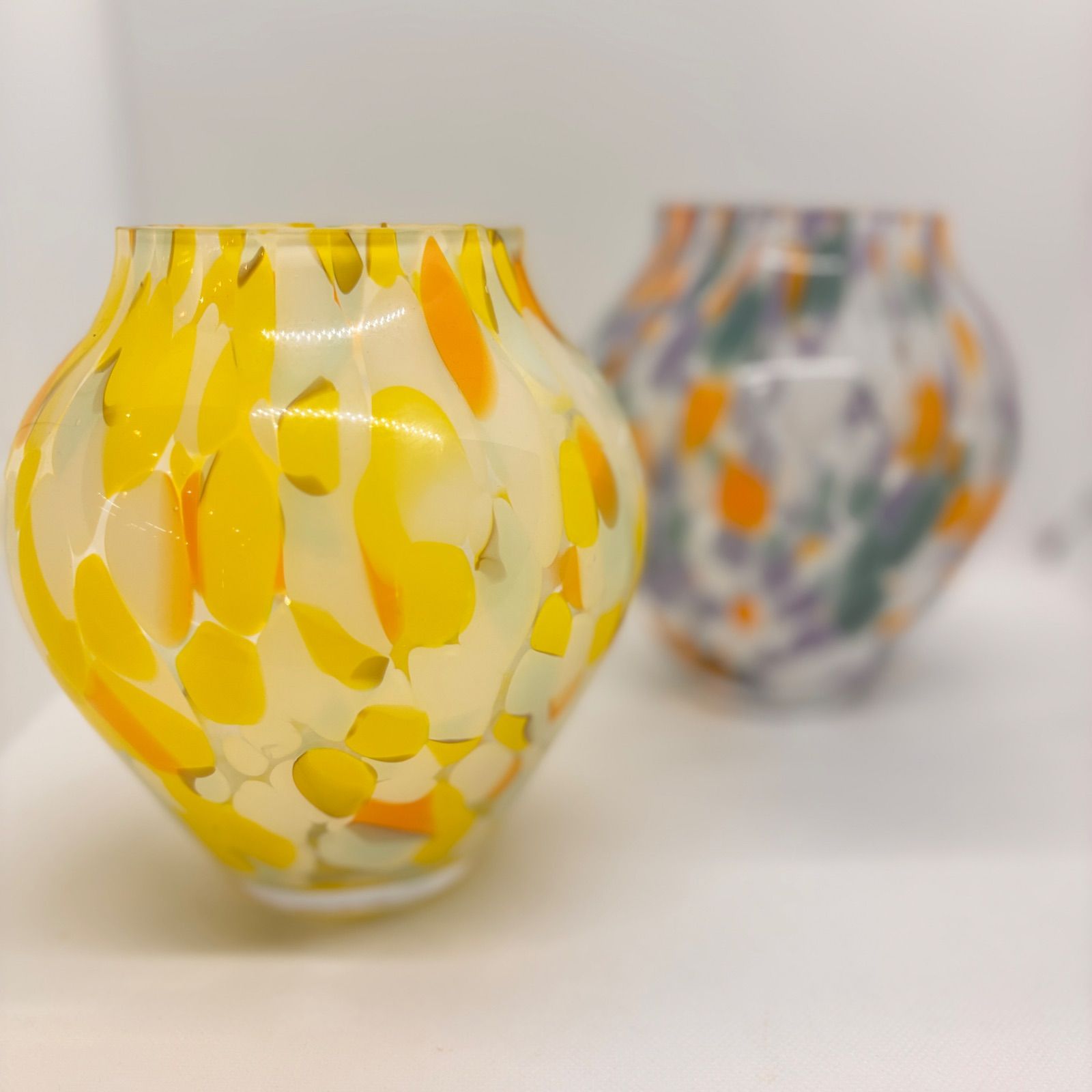 マーブルグラス　08　　フラワーベース