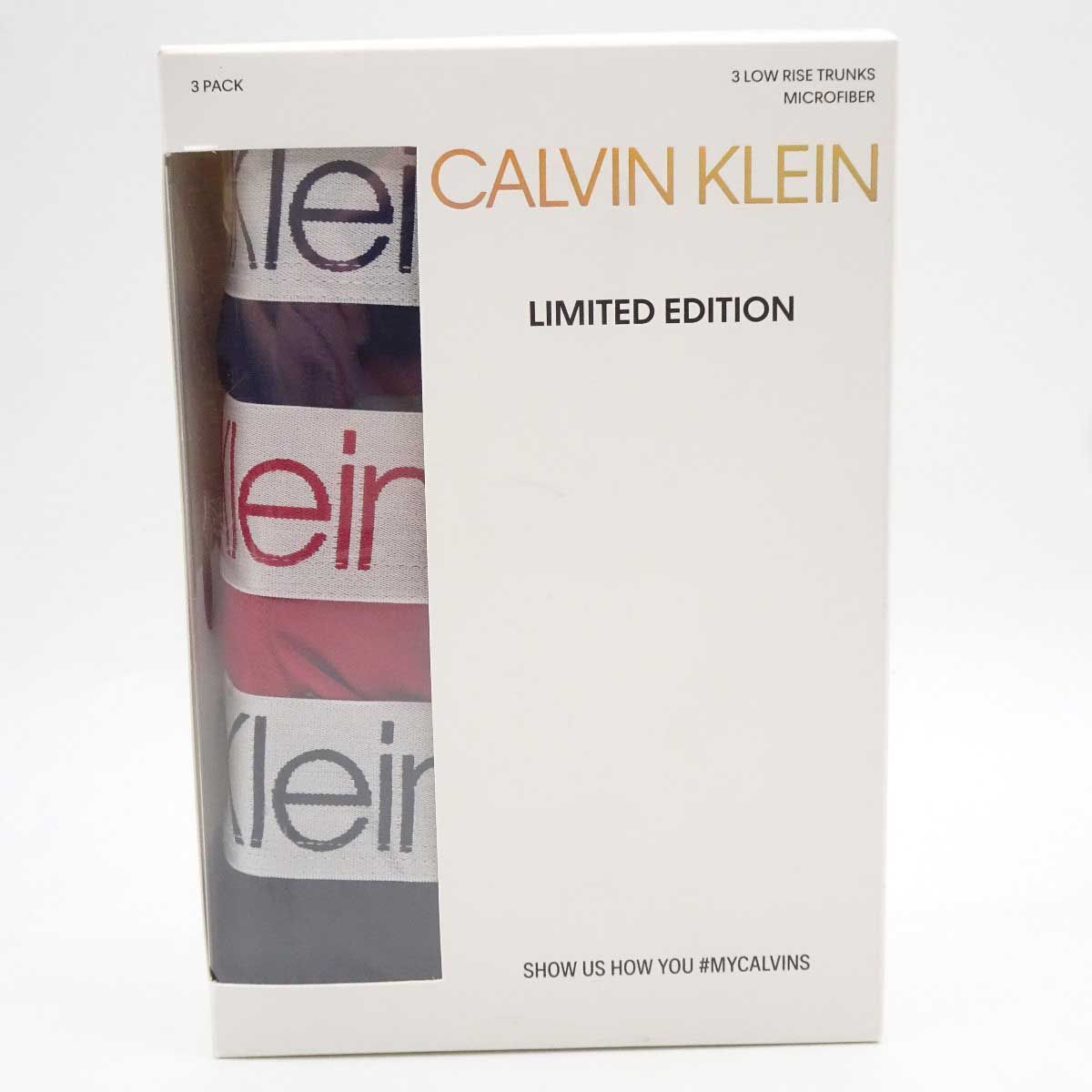 【未使用】[3枚組] カルバンクライン ボクサーパンツ ボクサーブリーフ アンダーウェア 下着 L NP2572O-C6R メンズ Calvin Klein
