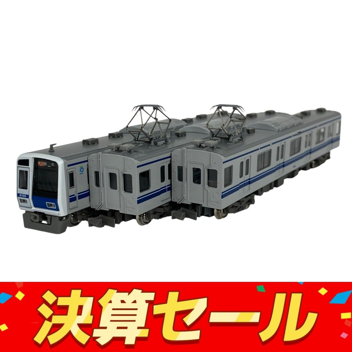 GREENMAX 30805 30806 西武 6000系アルミ車 6156編成 機器更新車 基本増結セット 鉄道模型 N 良好 Y10124600