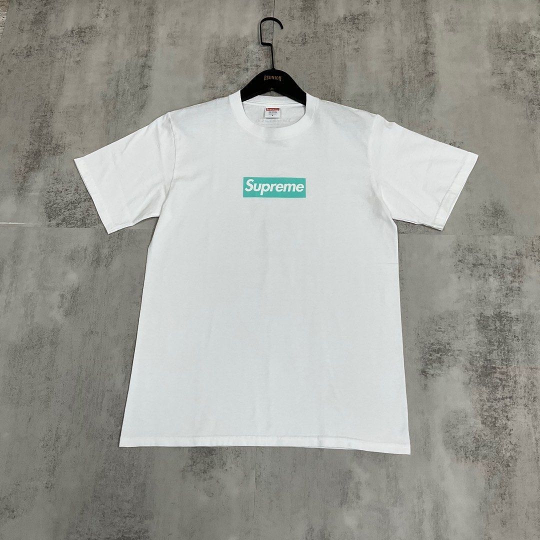 シュプリーム Supreme x Tiffany21FW Box Logo 半袖Tシャツ Supreme Tiffany & Co. Box Logo  Tee 男女兼用 - メルカリ