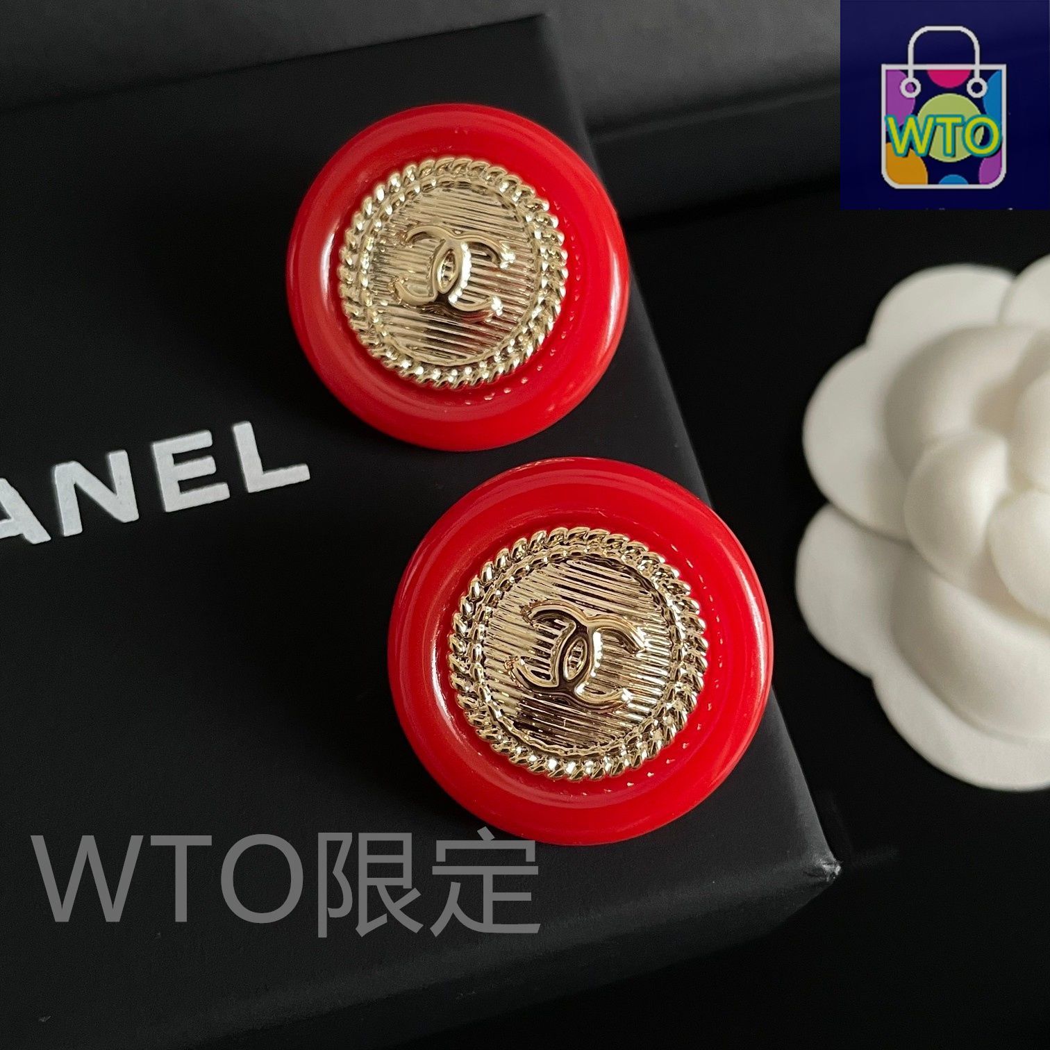 CHANEL ヴィンテージ　イヤリング 今日WTO】Chanel シャネル ヴィンテージ ダブル C イヤリング