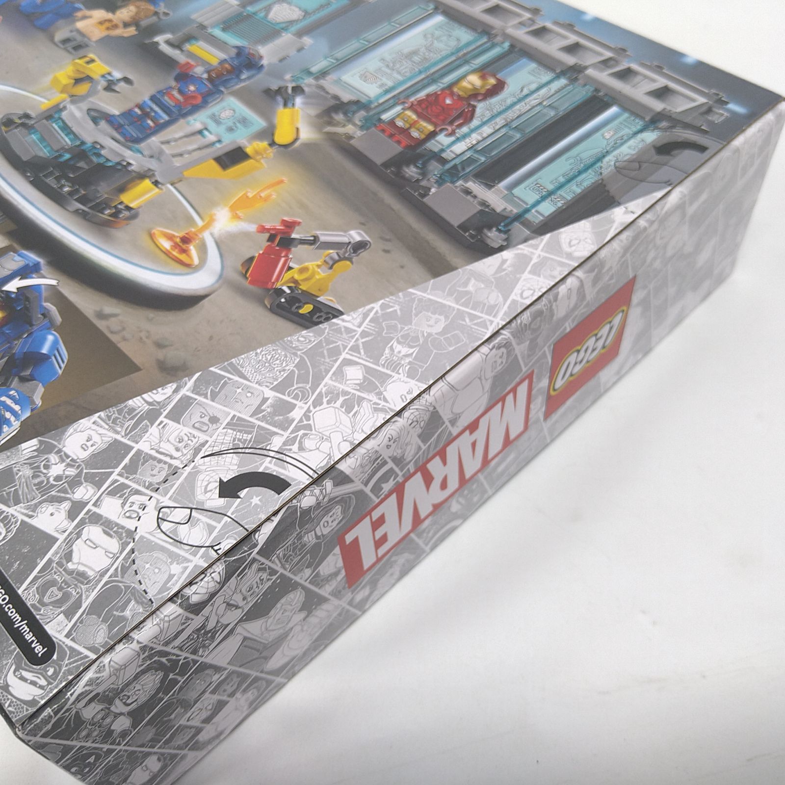 中古／未開封】レゴ マーベル アイアンマン・ラボ：ホール・オブ