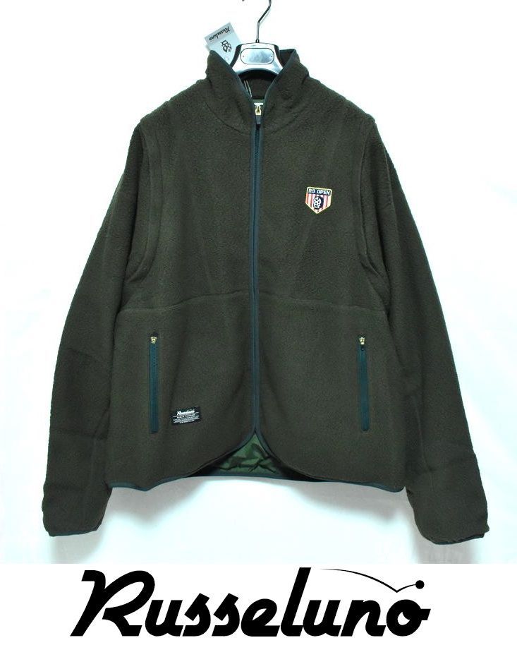 新品 Russeluno 2WAY フリースブルゾン (5/L) Ⓗ