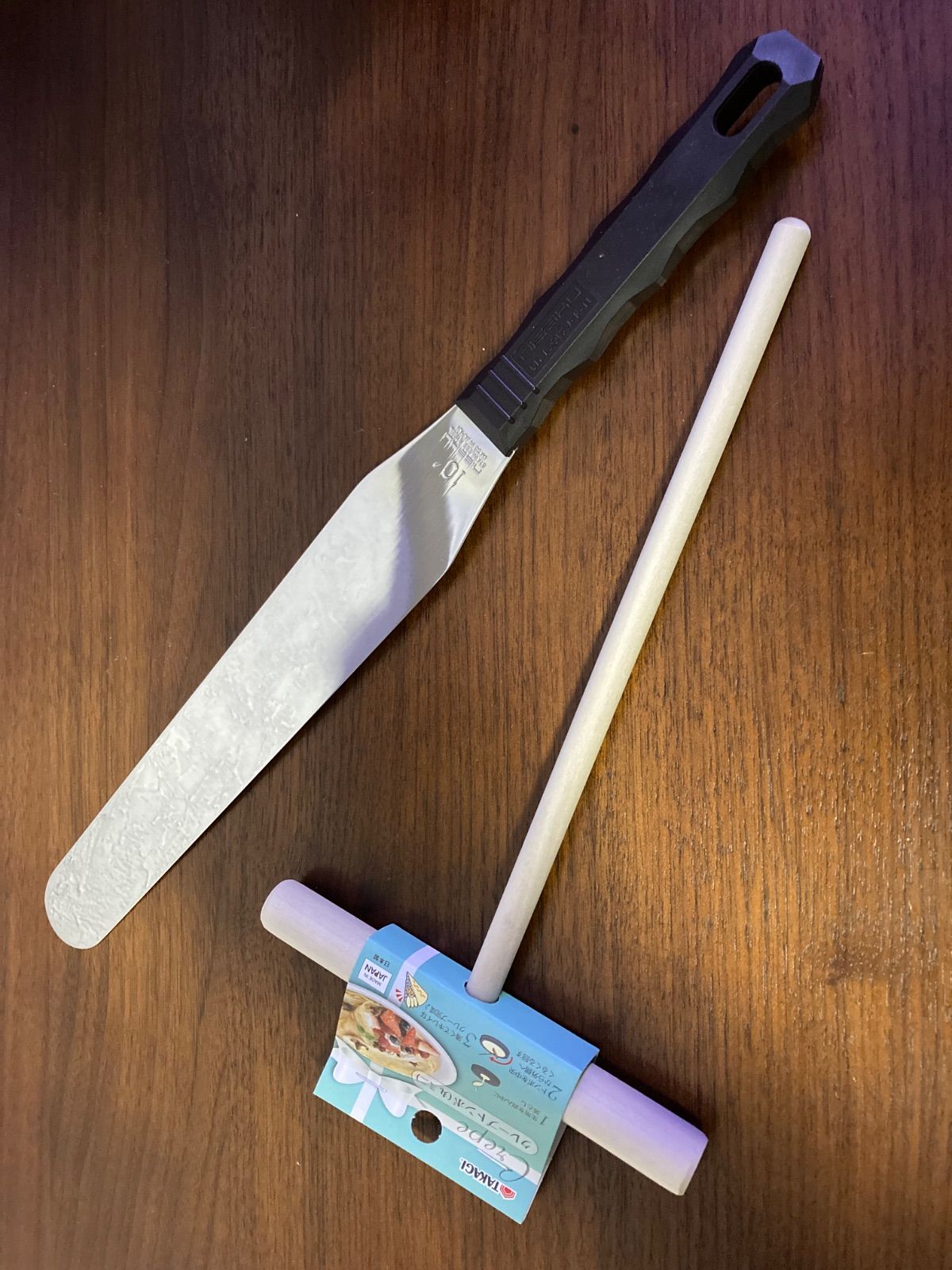 金属ブラシ磨き！直径33cm 9mm極厚鉄板！＋スパチュラ大トンボ 収納袋セット 金属ブラシ磨き！直径33cm 9mm極厚鉄板！＋スパチュラ大トンボ