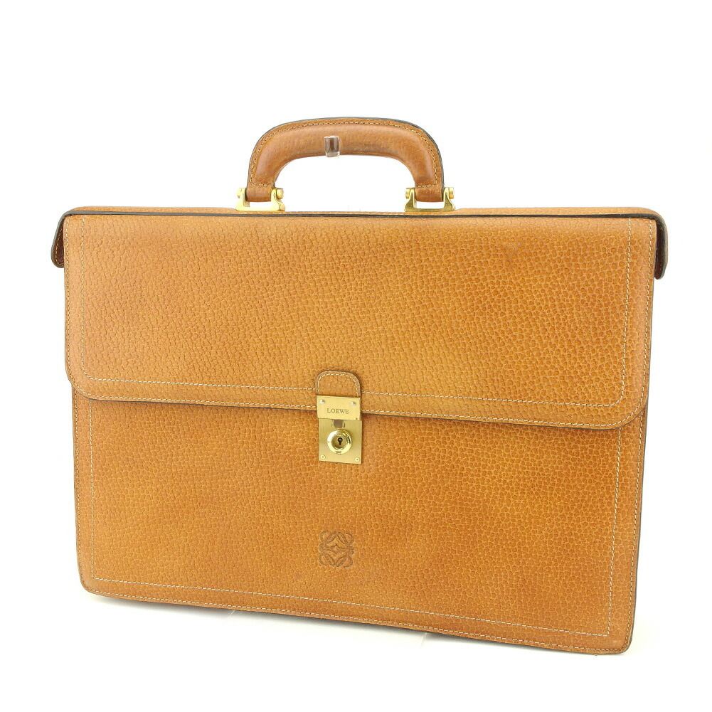 【通常販売・値下げしました！】LOEWE ロエベ　アナグラム　ビジネスバッグ 楽天市場】ロエベ LOEWE ビジネスバッグ アナグラム ブラウン