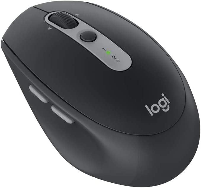 Logitech M590 マウス 静音 無線 7ボタン サイレント ワイヤレス Bluetooth M590GT Logicool ロジクール ブラック 