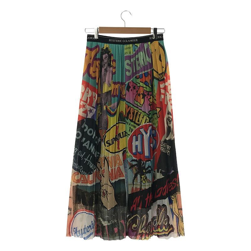 総柄プリーツスカートヒステリックグラマー HYSTERIC GLAMOUR / ヒステリックグラマー | 2021SS | SUMMER OF