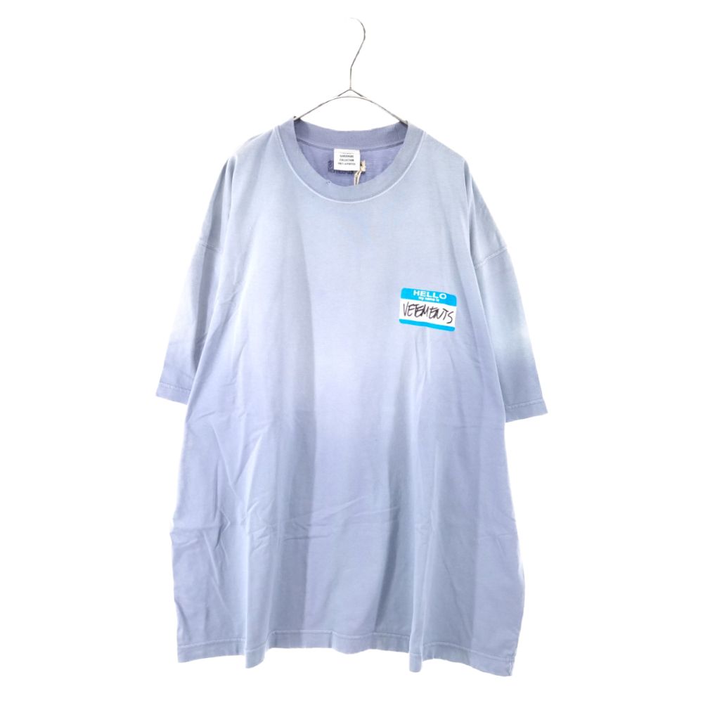 VETEMENTS (ヴェトモン) 23SS HELLO my name is VETEMENTS Cotton T