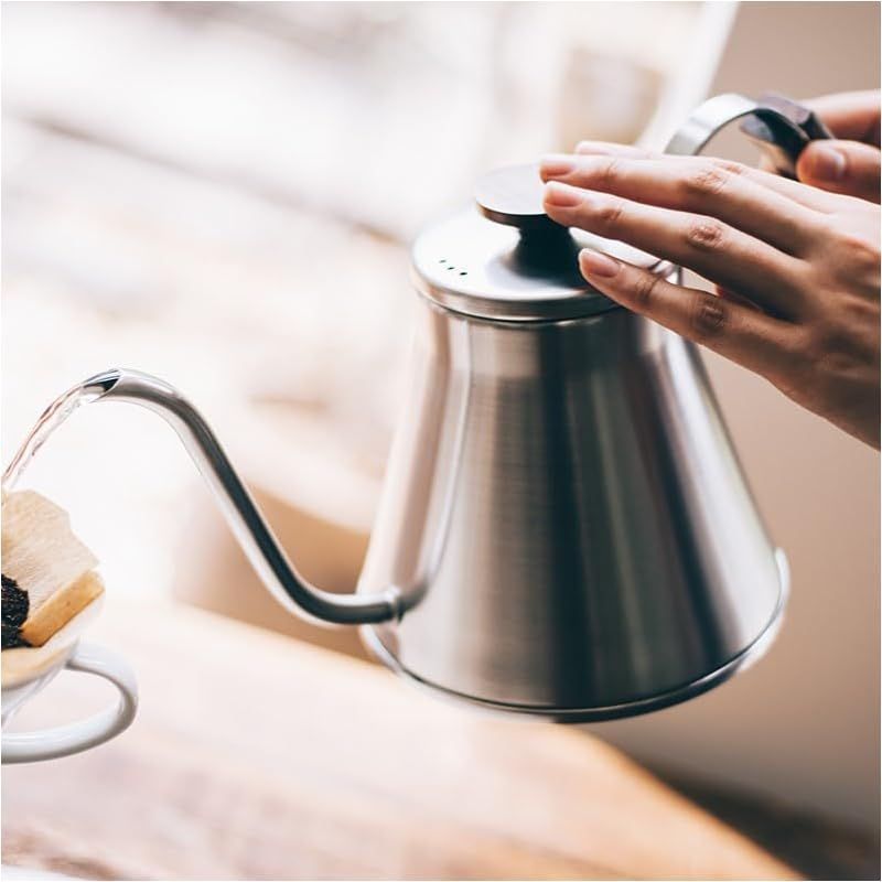 HARIO ハリオ V60 温度調節付きパワーケトル・ヴォーノN EVT-80-HSV シルバー ハリオ V60 温度調節付きパワーケトル・ヴォーノN ハリオ ポット コーヒー