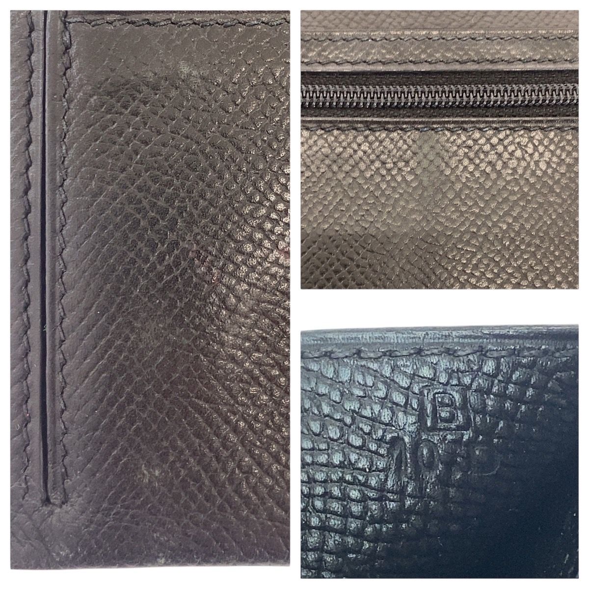 美品 HERMES エルメス べアン ブラック 黒 ゴールド金具 ボックス