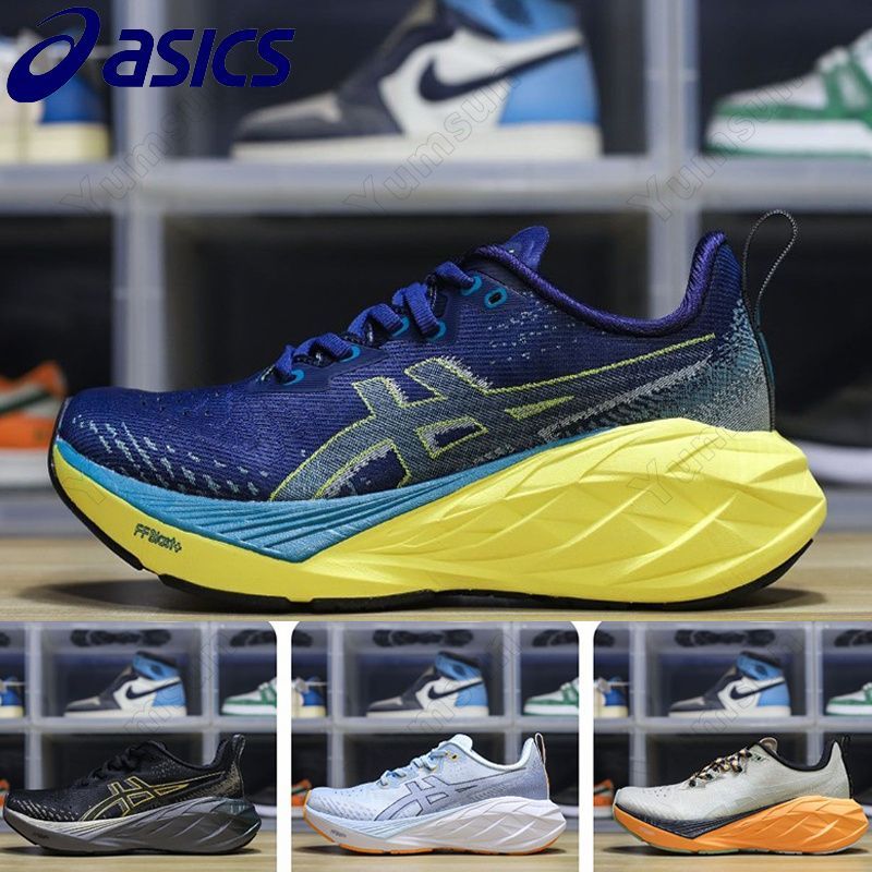 ASICS アシックス ランニングシューズ NOVABLAST 4 メンズ スニーカー ノヴァブラスト4 メンズ 陸上/ランニング ランニングシューズ 軽量 クッション性 厚底 大きいサイズ