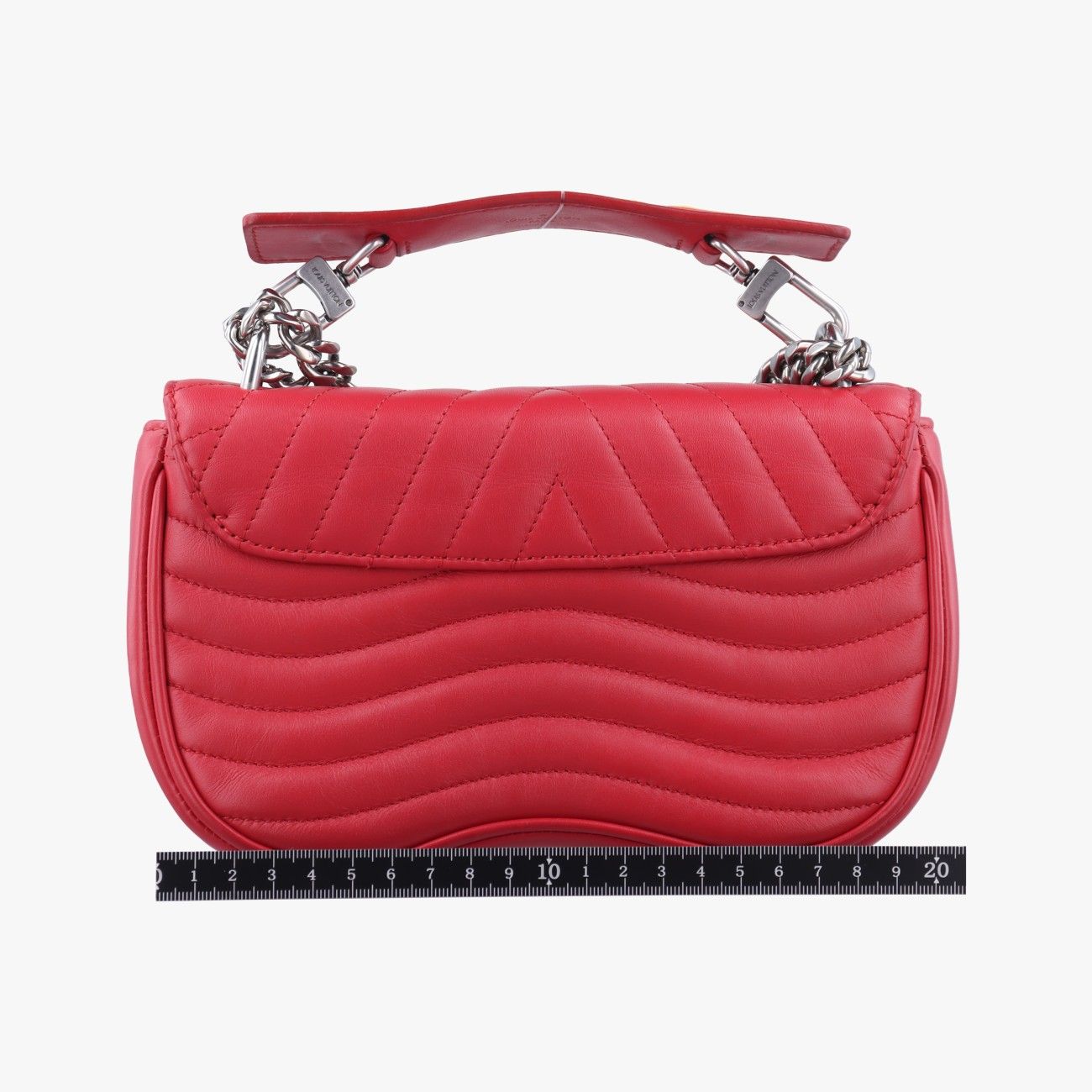 ルイヴィトンLouis Vuittonニューウェーブ ラブロックPMレッドレザーNZ5118 ICチップ