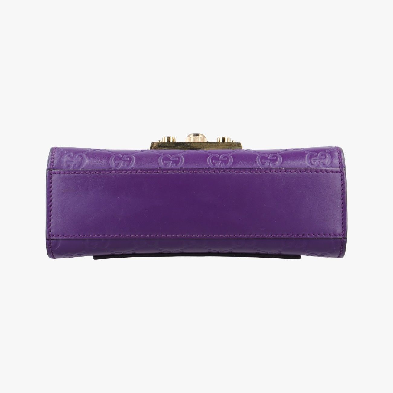 グッチGucciパドロックパープルレザー409487G019660036