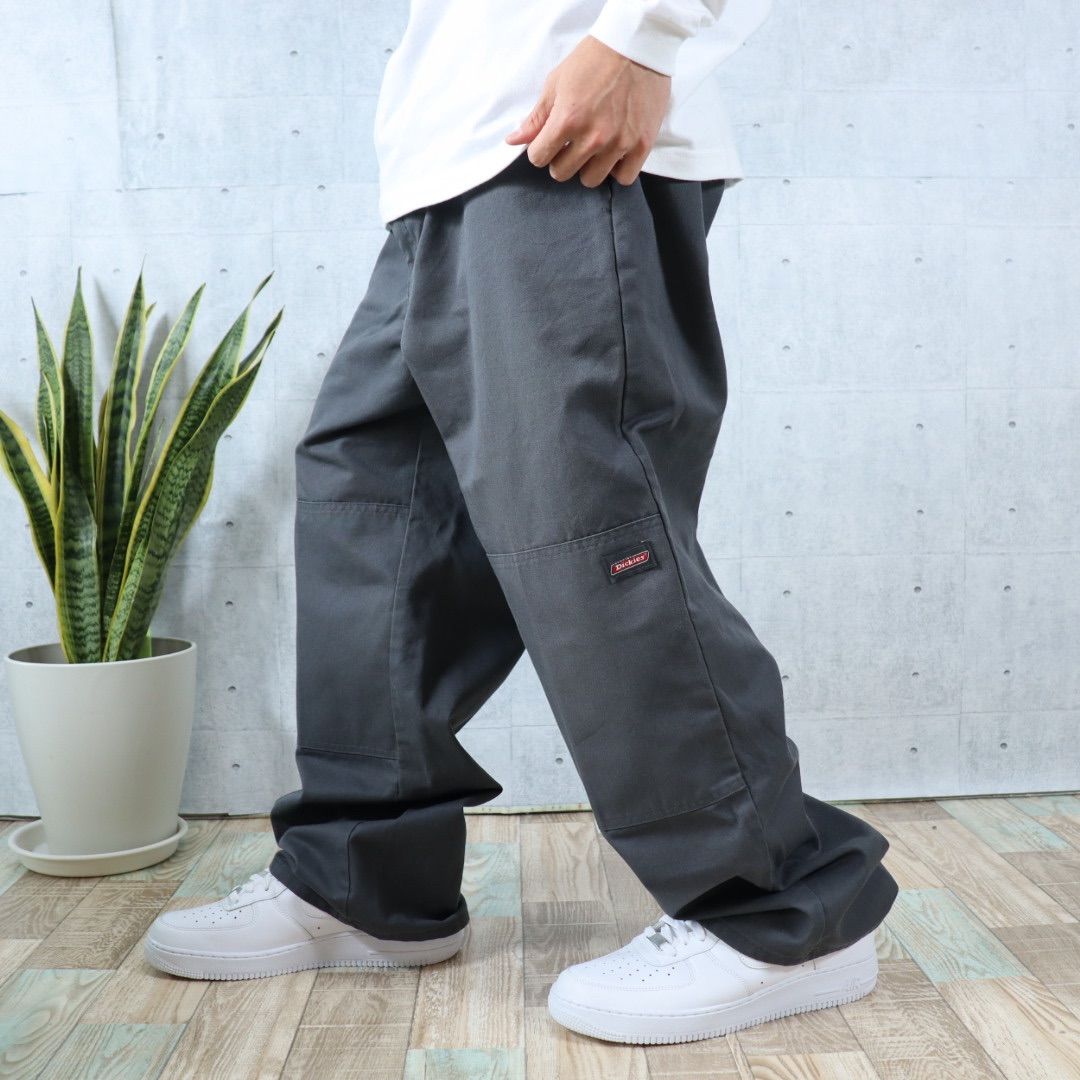 デ*ト様 Dickies ダブルニー　ワークパンツ デッドストックBK W32L 楽天市場】ディッキーズ Dickies LOOSE FIT Double Knee WORK