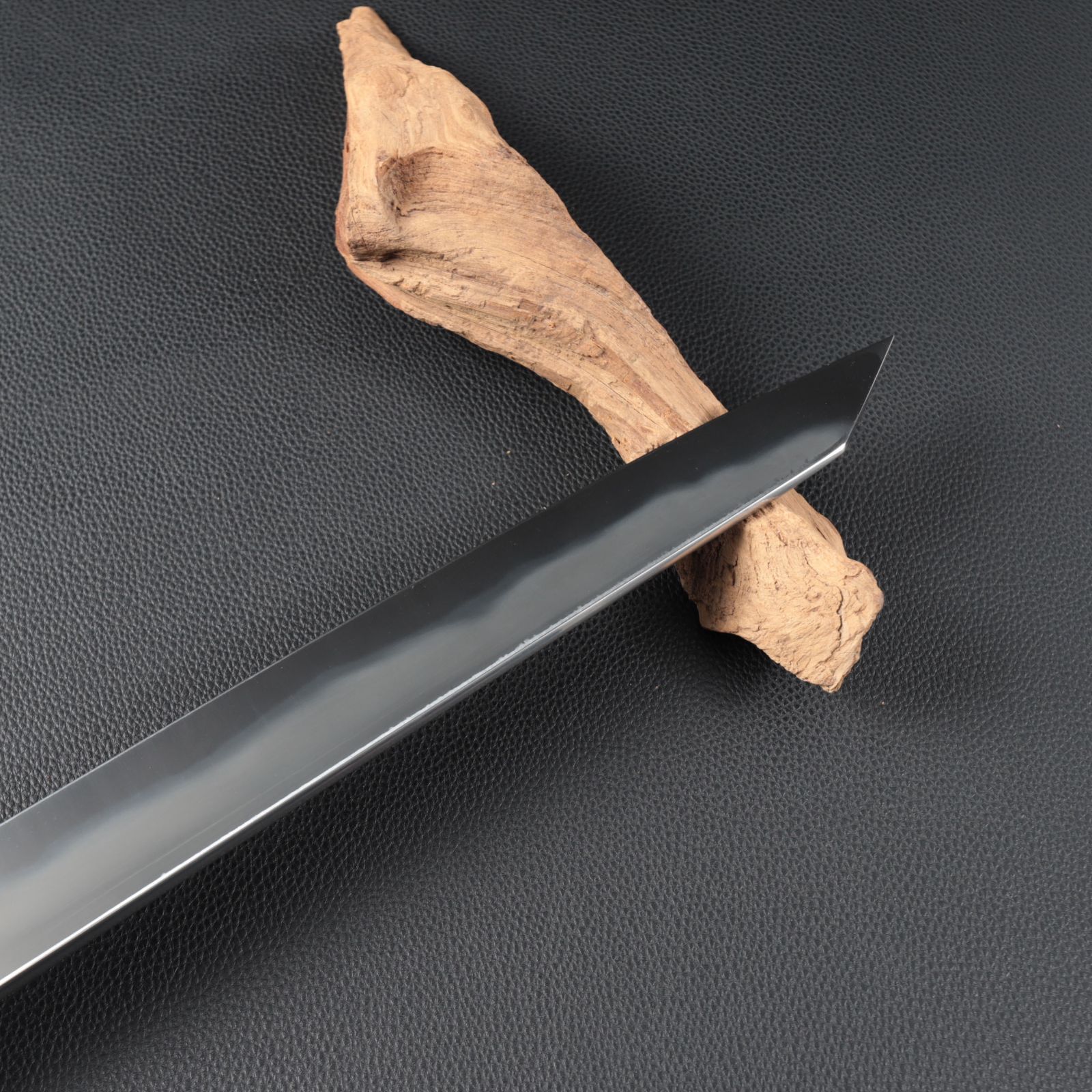 正本 本焼 柳刃 包丁 和包丁 白鋼 黒檀銀三巻八角柄