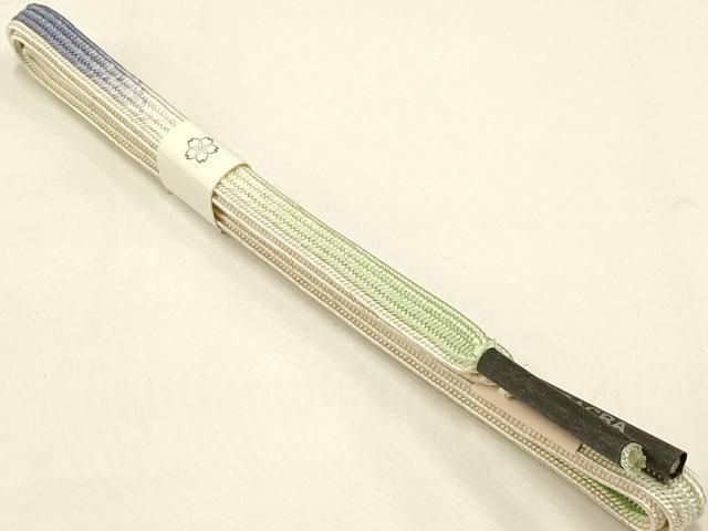 平和屋着物●和装小物 和小物 さくら 上質な帯締め 平組 暈し 金糸 ♥ AABB7094ay
