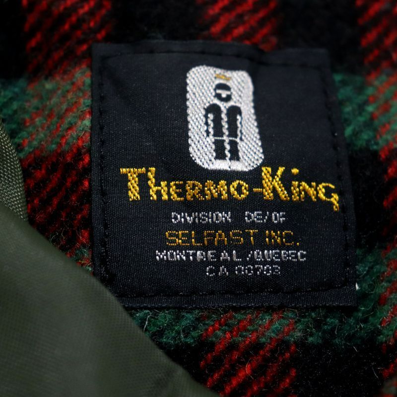 70s vintage THERMO-KiNG 裏地ウール ダブルマッキーノ ナイロン