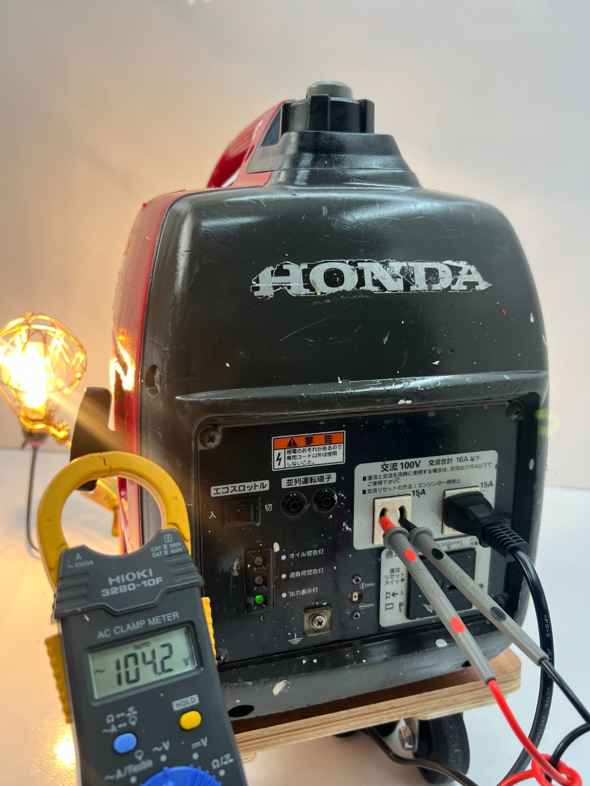 動作良好 保証付 HONDA ホンダ インバーター発電機 EU16i 小型 軽量 非常用電源 災害 キャンプ レジャー 動作 中動画有 961 WWW_IBETON_RU