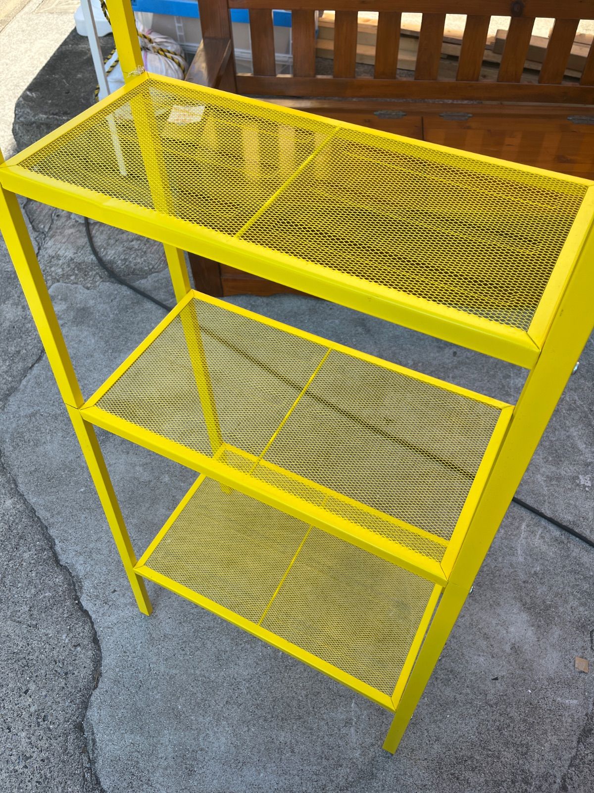 希少！新品・未使用品！IKEA LERBERG レールベリ 廃盤カラー イエロー イケア 【IKEA】LERBERG/レールベリ シェルフユニット イエロー