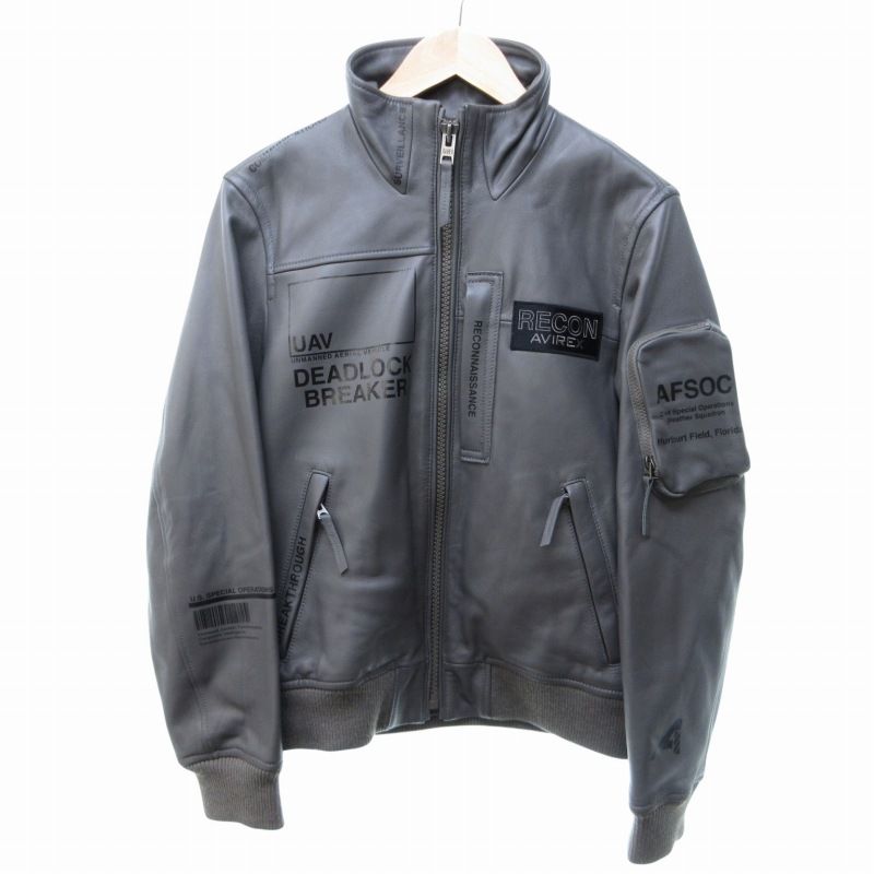 【激レア美品】AVIREX FLYER'S LEATHER JACKET AF アヴィレックス AVIREX FLYER'S 美品 21AW AF RECON LEATHER