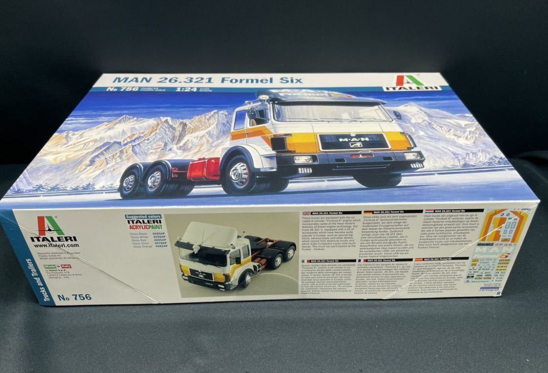 スーパーセール 50％（福袋 IT756 1/24 MAN 26.321 FORMEL6 トラクターヘッド イタレリ トラック、トレーラー