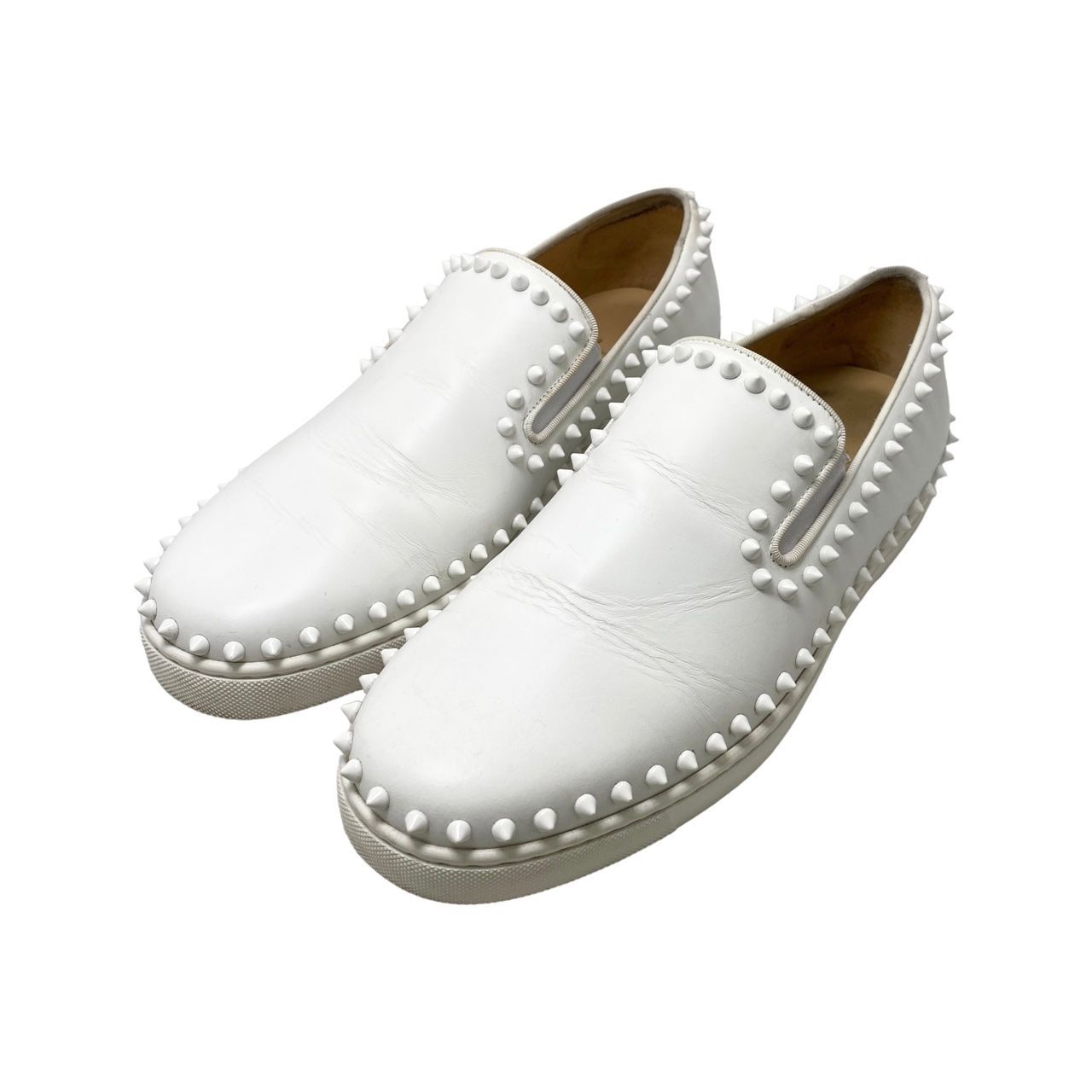 ☆EM0429 Christian Louboutin スタッズ スリッポン 3130444 43