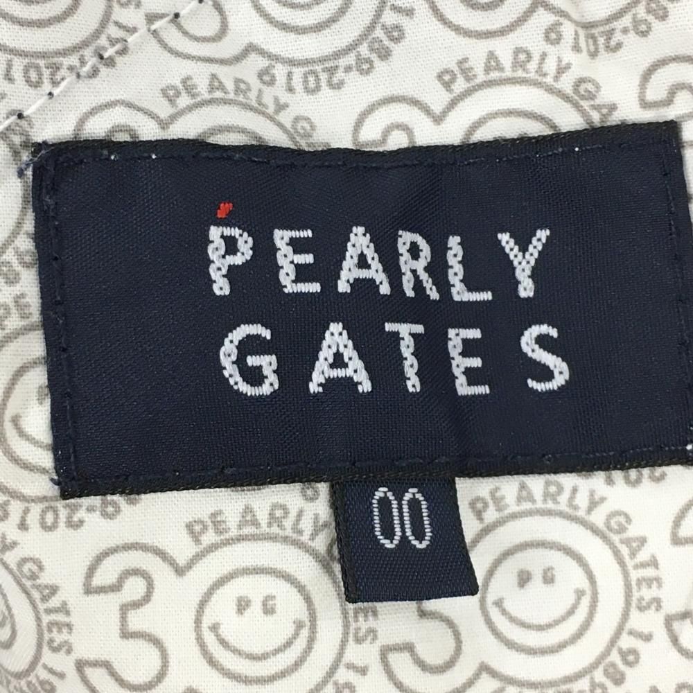 パーリーゲイツ ショートパンツ ネイビー ロゴグリーン 内側30周年