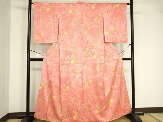 CAAV0895ou レディースファッション 平和屋着物▽上質な小紋 単