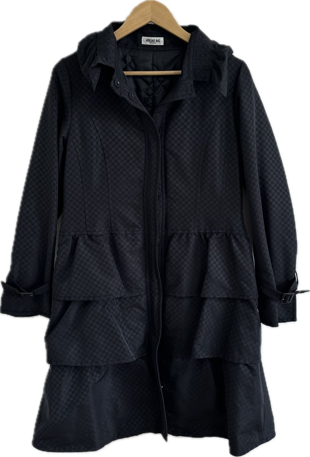 ヒロコビス　ロングコート　ブラック HIROKO BIS（ヒロコ ビス）のコート・ブルゾン｜おすすめから