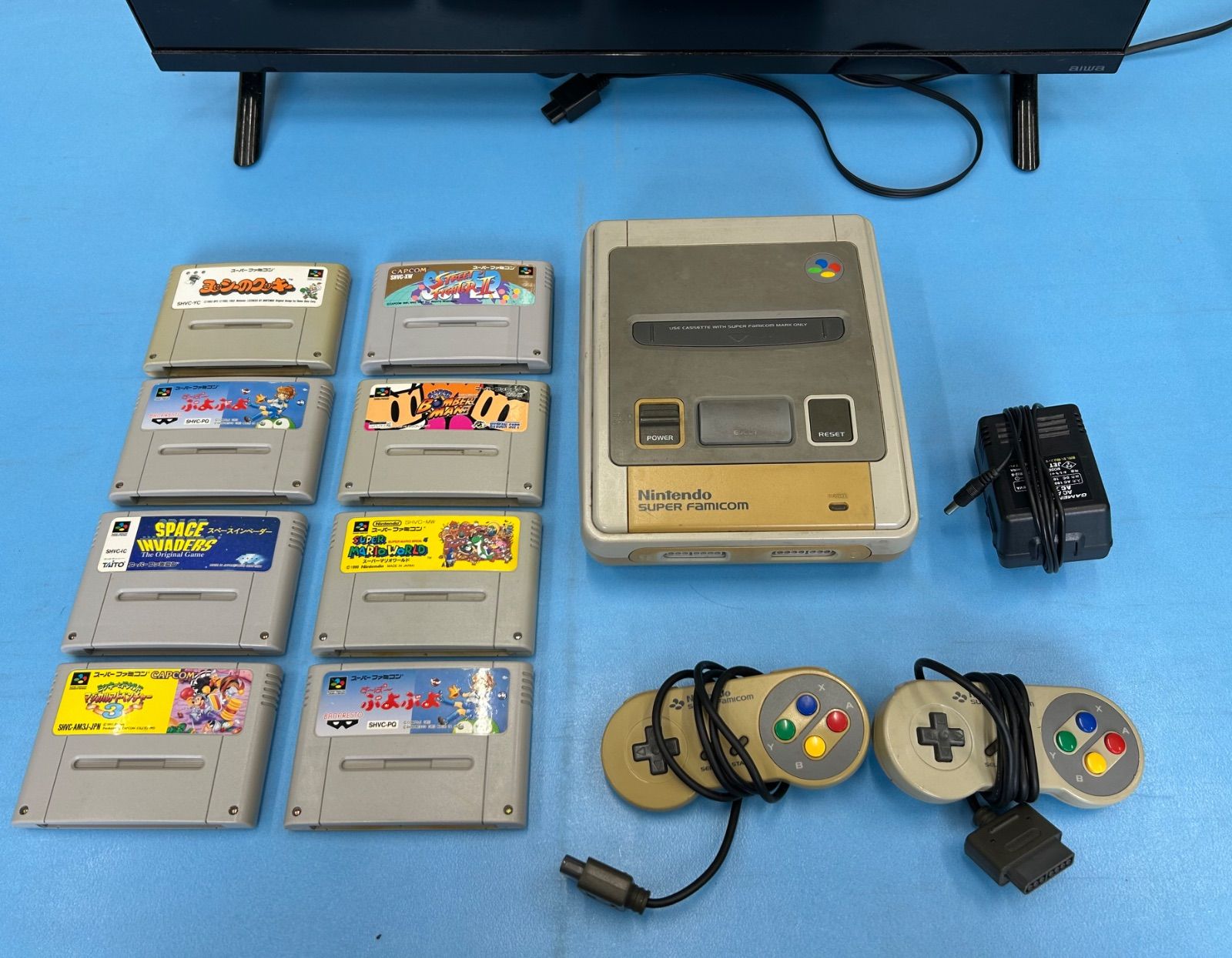 D1474 スーパーファミコン本体 ソフト7点セット 任天堂