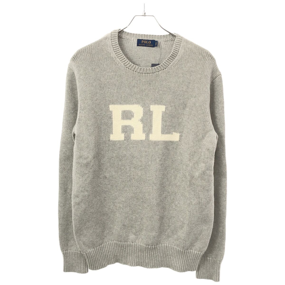 POLO RALPH LAUREN ポロラルフローレン RL コットンローゲージニット  