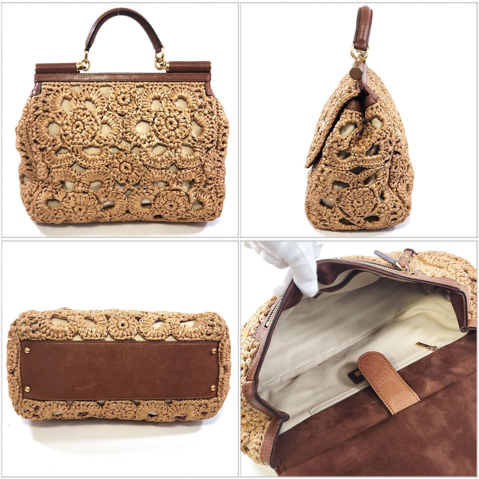 ドルチェ&ガッバーナ DOLCE&GABBANA 2wayハンドバッグ シシリー