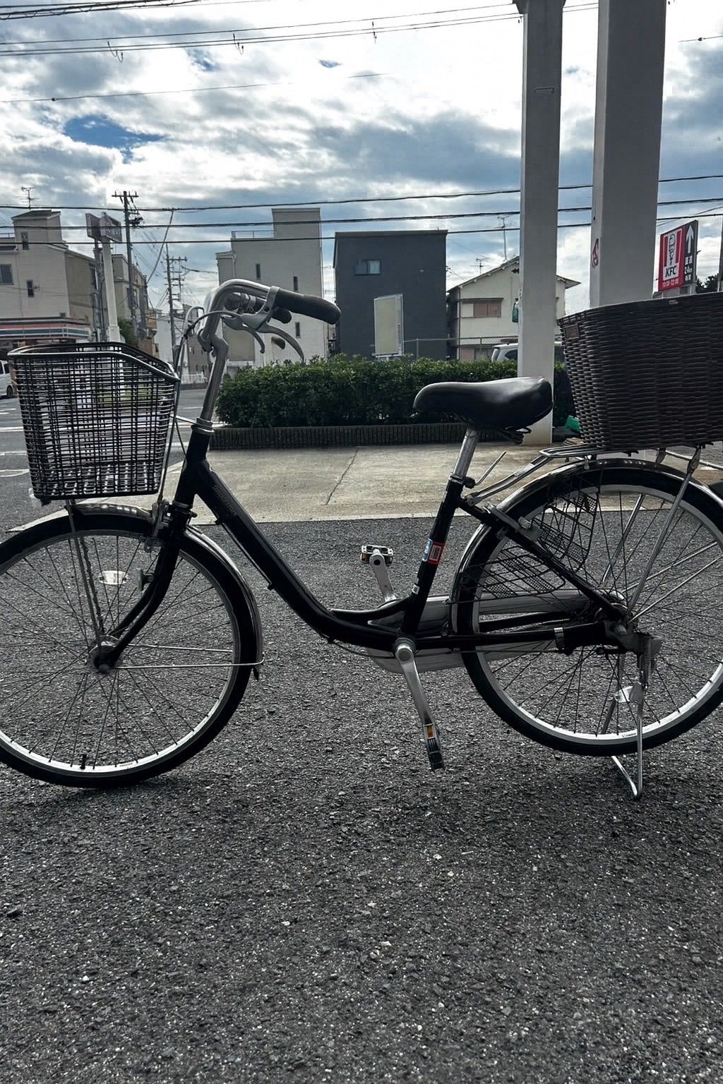 摂津市引き取り ブリヂストン 自転車 カルーサ CR40T1 ママチャリ BRIDGESTONE カゴ付き