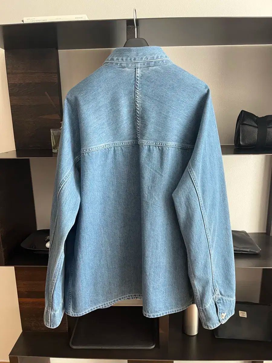 nanamica(ナナミカ) デニム ジャケット インディゴブルー ブリーチ XL 