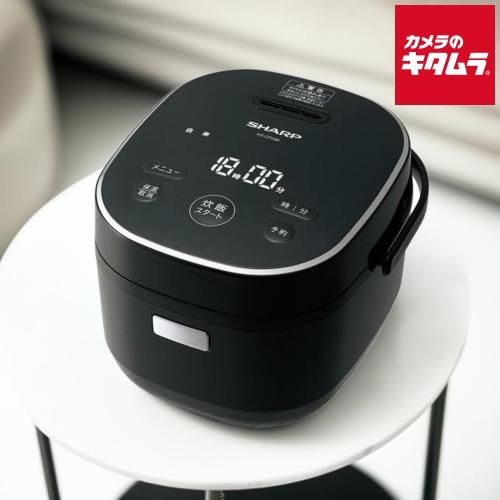 シャープ ジャー炊飯器 KS-CF05B-B ブラック系 0.5~3合炊き