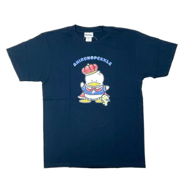 サンリオ あひるのペックル 35th 半袖Tシャツ(L) ネイビー アパレル Sanrio の商品写真