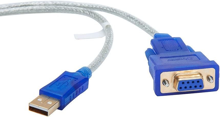 日時指定 DTECH USBシリアルケーブル 1.8m USB-RS232C 変換 クロス接続 クロスケーブル USBtypeA to D-sub9ピン  オスーメス RTX