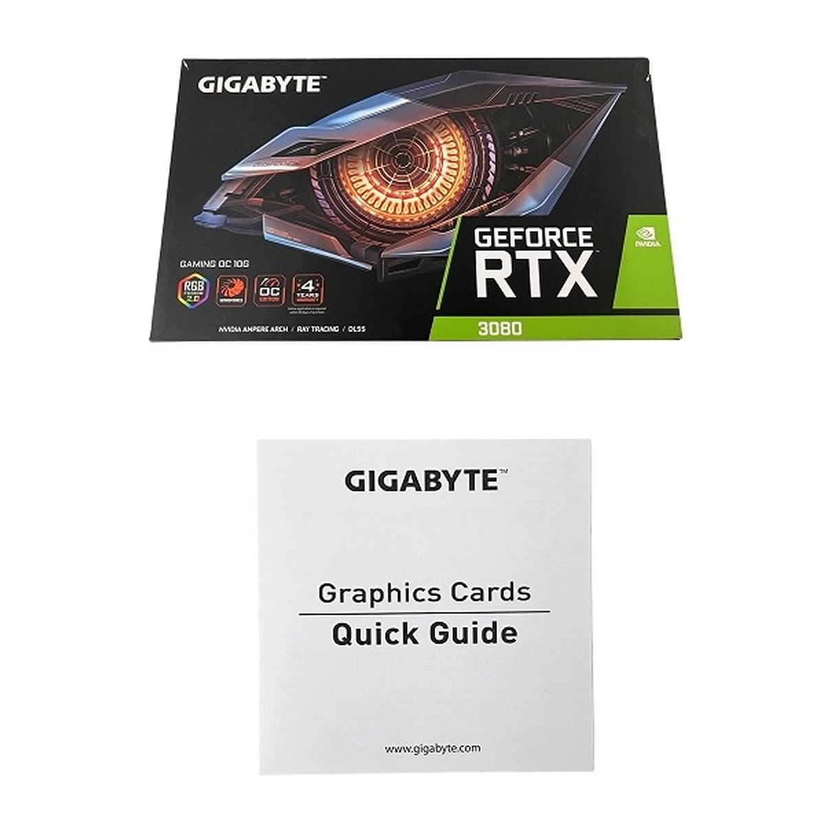 GIGABYTE RTX3080 GAMING OC10G グラフィックボード ギガバイト PC周辺機器 パーツ ジャンク O10550622