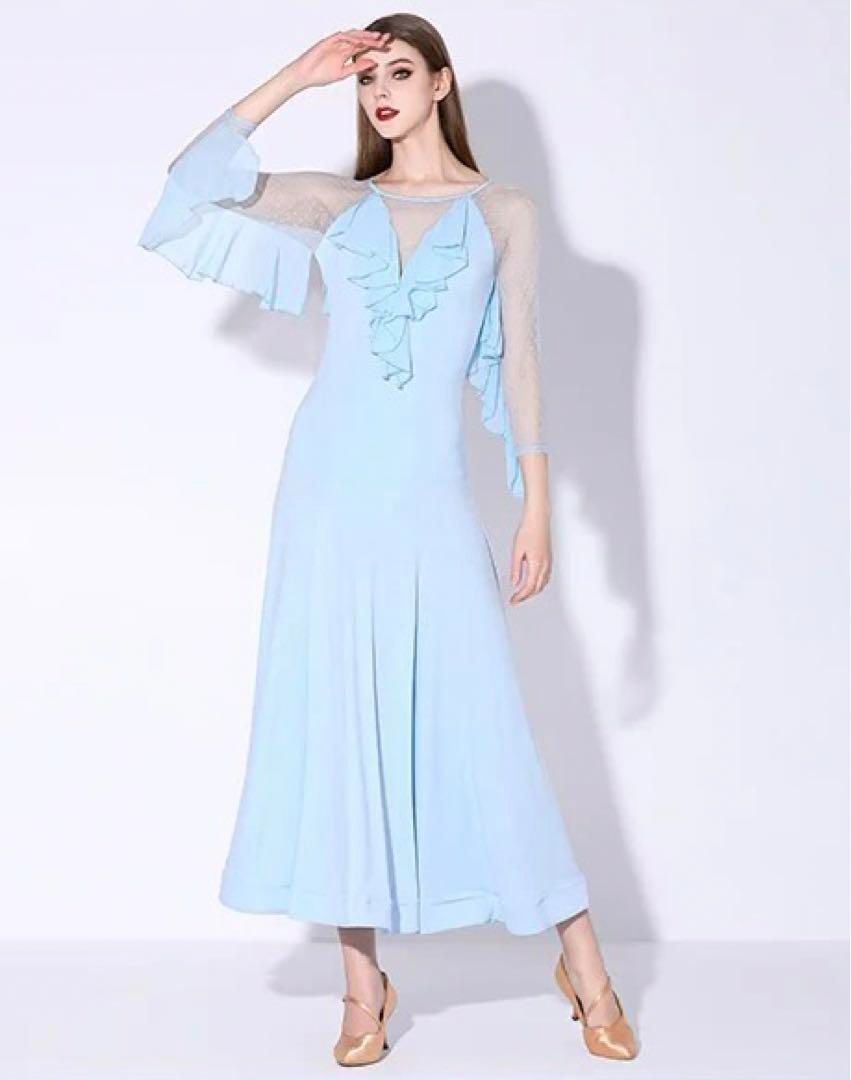 新品未使用 スタンダード練習着ワンピース ダンスパーティにも最適