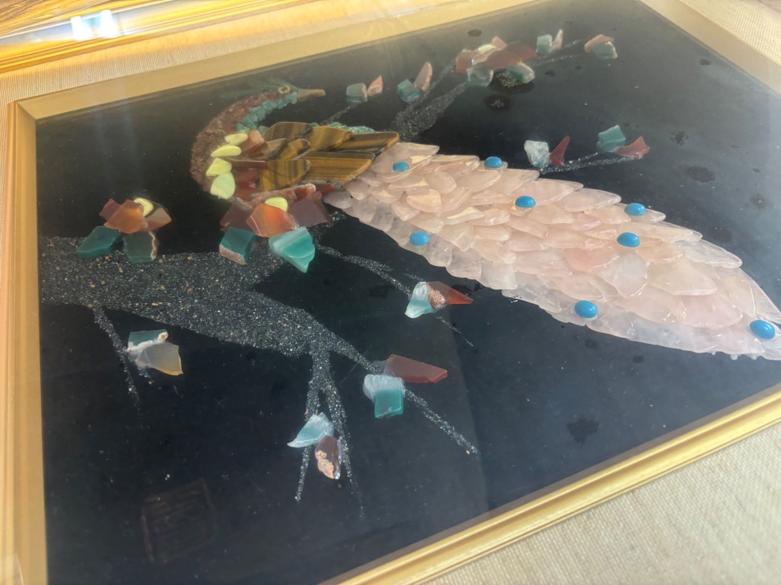 貴石工芸品 貴石手作り 俊若の小鳥 貴石手作り 俊若の小鳥 俊