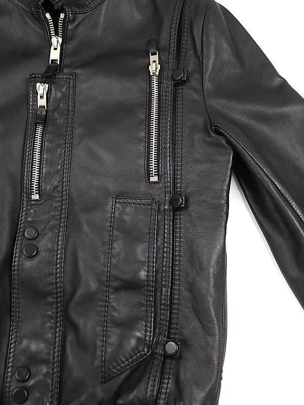 Dior HOMME ディオールオム 07SS マルチジップレザーブルゾン