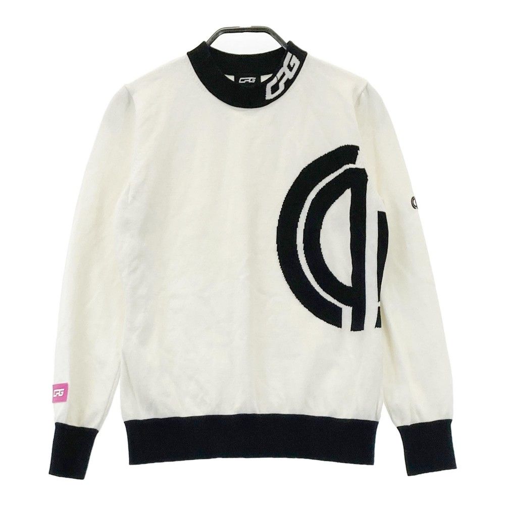 サイズ：M CPG GOLF シーピージーゴルフ ニットセーター ホワイト系